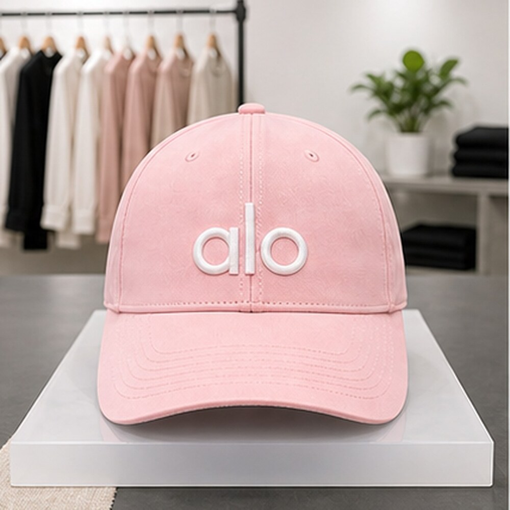 ALO Yoga Pink Gym Baseball Cap Hat NWT